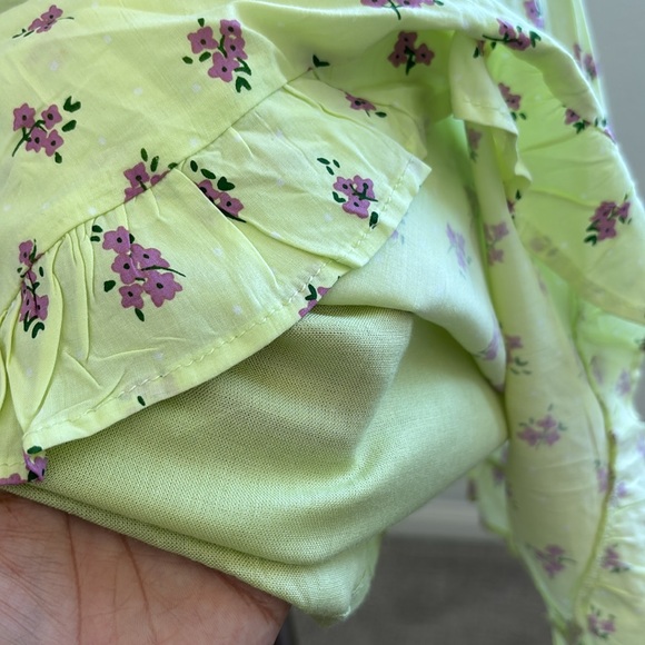 NWT Faithfull the Brand puff sleeve mini dress - Picture 6 of 8